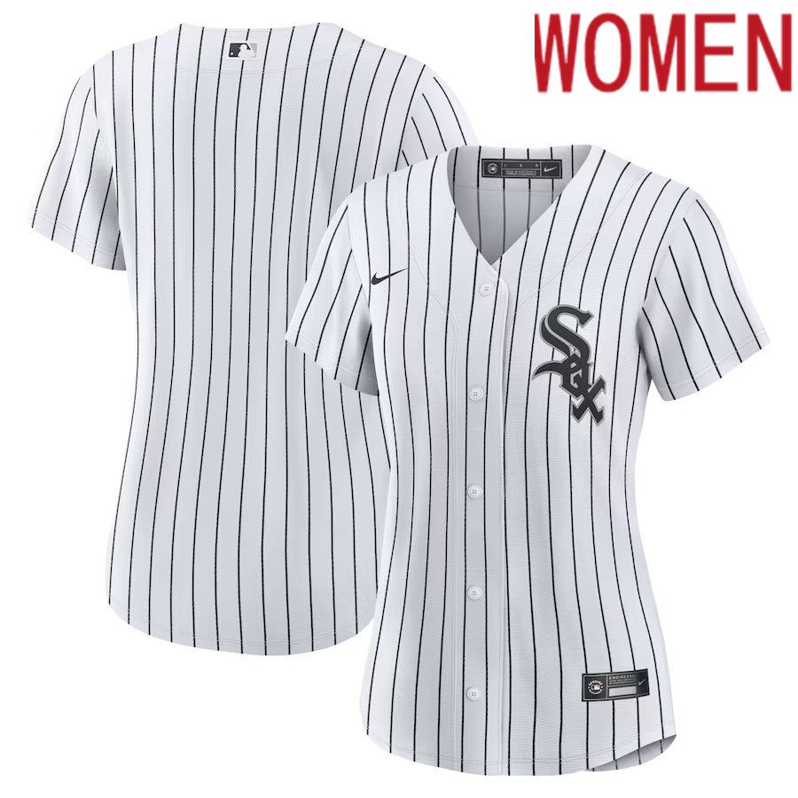 Women Chicago White Sox Nike White Home Replica Team MLB Jersey